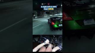 A night drift in NFS HEAT - Logitech g29 | Steering Wheel #needforspeedheat #logitechg29 #drift