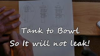 Toilet fix tip: Bolts between tank and bowl