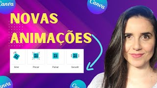 ✅Novas animações no Canva! Como usar cada uma delas passo a passo. Canva pelo celular