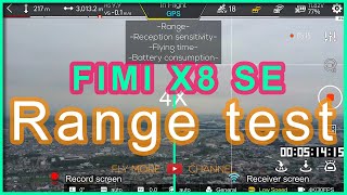 [FIMI X8 SE] Range, Flight time, Battery consumption Test