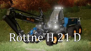 Forest machine / Лесная машина: Rottne H21D. #FarmingSimulator22#FS22