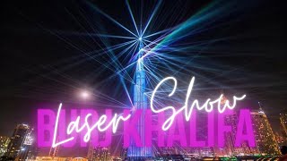 Dubai Burj Khalifa Laser Show | Spectacular | New Year Celebration 2018 |  Best in Vertical Mode