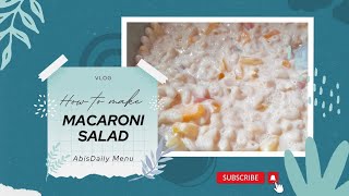 Pinoy taste macaroni  Salad for the holidays #amazing #easyrecipe #quickrecipe #yummylicious