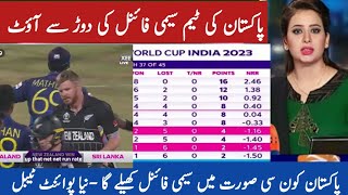 pakistan team out world cup | icc point table | Newsland semifinal