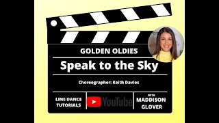 Speak to the Sky Line Dance Tutorial with Maddison Glover