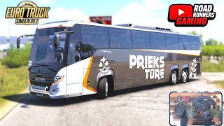 Fastest Passenger Drive Across Spain | Scania Touring Bus | ETS2 1.52 Bus | Euro Truck Simulator 2