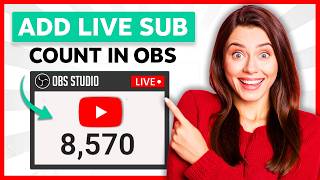 How to Add Live Subscriber Count On OBS for YouTube 2024 (Step-By-Step)