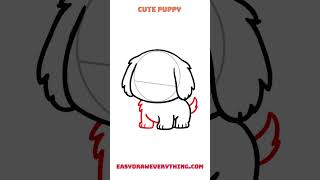 Cute puppy drawing #cutedraws #puppy #animaldrawing