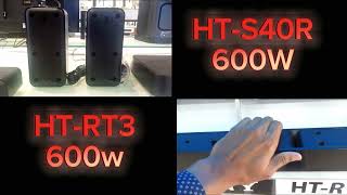 Sony sound bar HT-RT3 VS HT-S40R Wireless rear speaker