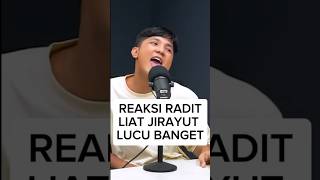 BEGINI EKSPRESI RADIT LIAT JIRAYUT! 🤣 #radityadika #jirayutterbaru #hifdzikhoir #podcast