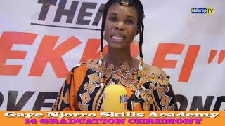 Gaye njorro skills academy 14th graduation ceremony