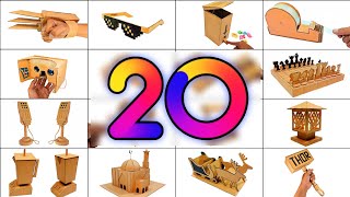 TOP 20 AMAZING Cardboard Craft Ideas Compilation at Home