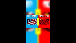 CHINA vs USA Military Power Comparison 2022 #shorts II CHINA ARMY vs USA ARMY 2022 #shorts