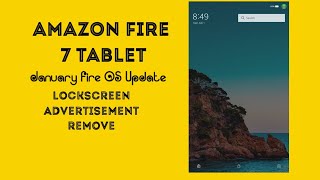 🔴😃amazon fire 7 tablet fireOS lockcreen advertisement remove || January 2021||