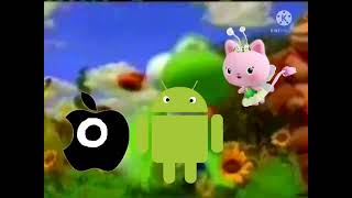 apple bugdroid and kitty fairy super smash bros 64 commercial