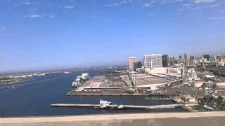 Driving across the San Diego-Coronado Bridge in Coronado, California (August 2013)