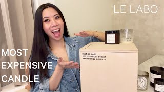 MOST EXPENSIVE CANDLE LE LABO LUXURY | HEAVY CONCRETE UNBREAKABLE | IS IT WORTH $ | HOW TO CARE FOR