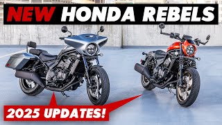 New 2025 Honda Rebel 500 & 1100 Updates Announced: 9 Things To Know!