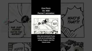 One piece Chapter 1061 Pannel 1 quick animation. #shorts #onepiece1061 #onepiece  #luffy