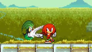 Scourge V. Knuckles - Combat Test (Sprite Animation)