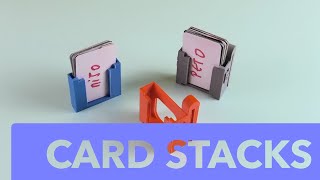 Card stacks - Interactive spelling book