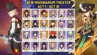 New Imaginarium Theater Act 1 - Act 10 | Visionary Mode | Genshin Impact 5.0