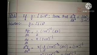 Chapter -2 Successive Differentiation. B.Sc./B.A.  1st sem.  Ex-2.1 Q1-Q5