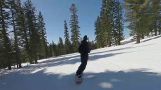 Snowboarding at Northstar - Top to Bottom