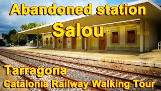 Abandoned station, Salou (Tarragona, Catalonia) Railway Walking tour (Spain) #relaxation