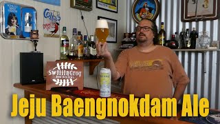 Jeju Baengnokdam Ale 4.3% ABV - SwillinGrog Beer Review