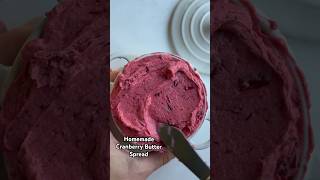 Homemade cranberry butter