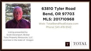 63810 Tyler Rd. Bend, OR 97703 | MLS: 201710968