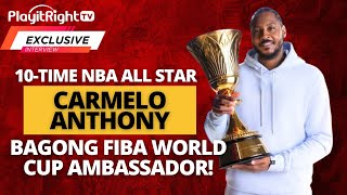 10-time NBA All Star Carmelo Anthony, bagong FIBA World Cup Ambassador!