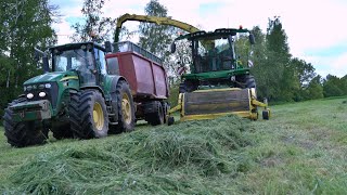 Travní senáže v ZOD Hořice | řezačka John Deere 8300i | Rok zemědělce