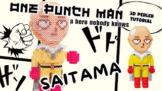 LIMITED TIME - SAITAMA: ONE PUNCH MAN 🥊 3D Perler Tutorial