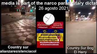 Protestas Colombia 26 agosto D1ctadura n4rcop4ram1litar #26A #SOSColombia #CIDH #HRW