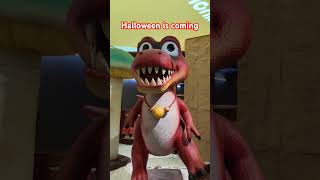 Halloween is coming #viralvideo #halloween #dianosaur #shorts #funny #amazing