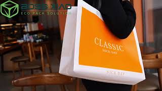 【eco friendly and reusable non woven shopping bag for packing】non woven stock bag for shopping