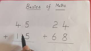 Basics of Maths: How to Do Addition the RIGHT way! | maths |