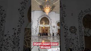 Beautiful Sheikh Zayed Grand Mosque Abu Dhabi #grandmosqueabudhabi #uae #dubai #mosque #youtubeshort