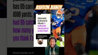 Travis Hunter or Ashton Jeanty for Heisman?