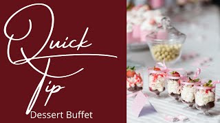 QT-Dessert Buffet vs Wedding Cake