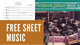 La Fuente - Sheet Music - Partitura