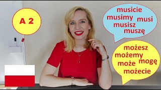 LEARN POLISH (A2): "MUSIEĆ", "MÓC" ("MUST", "CAN")/ ENGLISH SUBTITLES