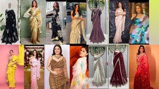 50+ different types of saree design | party wear saree design  #sareestyle #saree #sadi #sadidesign