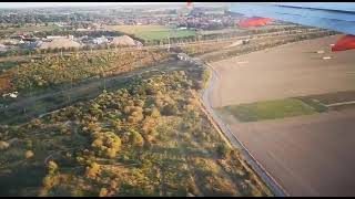 Landing AIRBUS A319-111 EASYJET (Cabin view)   Lille-Lesquin (LFQQ)