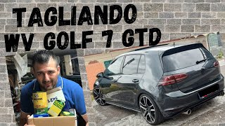 TAGLIANDO GOLF 7 GTD :cambio olio+filtri+reset +idrogeno.video completo👍