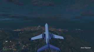 Flying in gta v in a jet plane