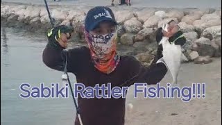 Anti Zero Sabiki Rattler Fishing For Queenfish In Saudi Arabia.#fishing