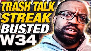 MADDEN 24 TRASH TALK!!! - RAGING AFTER 34 GAME WIN STREAK BUSTED!!!